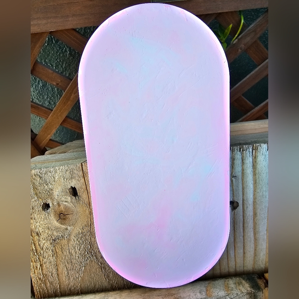 New Handmade Eco Resin Butterfly Tray, Pink - Picture 6 of 6